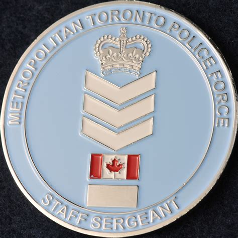 Toronto Police Service Staff Sergeant Rank | Challengecoins.ca