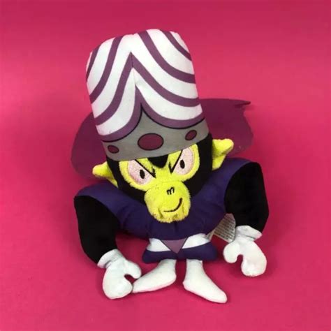 Rare Cartoon Network The Powerpuff Girls Mojo Jojo Villain Plush Soft