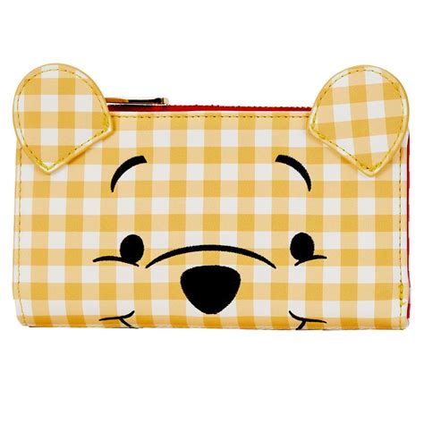 Loungefly Winnie the Pooh: Gingham Flap Wallet - Merchoid UK