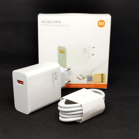 Charger Xiaomi Original 67watt Type C Turbo Charge Fast Charging MDY 12