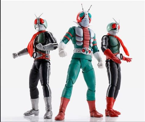 Bandai Shfiguarts Shinkoccou Seihou Kamen Rider Ichigo Nigo V3 Set