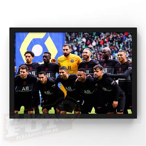 Quadro Psg Elenco Gal Ctico Placasfut