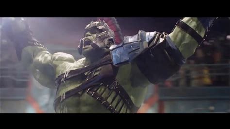 Thor Vs Hulk Arena Fight Scene From Thor Ragnarok Youtube