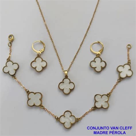 CONJUNTO NO BRUTO PRONTO PARA O BANHO VAN CLEEF GARGANTILHA