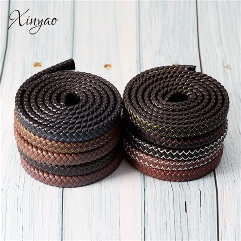 Xinyao M Lot Mm Width Braided Leather Bracelet Cord Pu Rope Thread