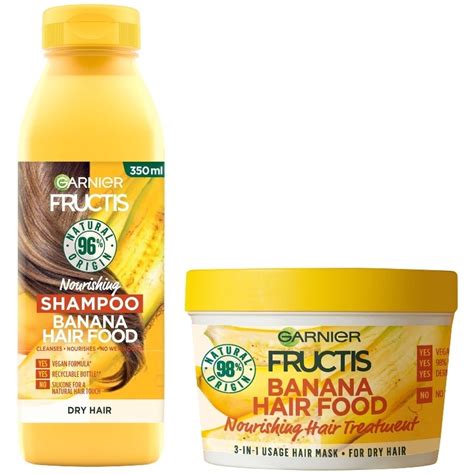 Garnier Fructis Hair Food Banana Set 350 400 Ml