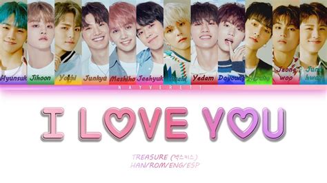 Treasure 트레저 I Love You Color Coded Lyrics Espengromhan Youtube