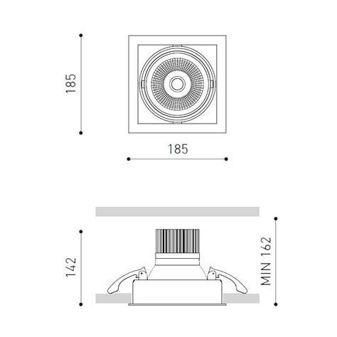 Ceiling Recessed Led Spotlight Hubble W Aiure