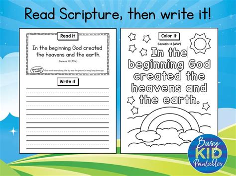 Bible Memory Verses Printable Handwriting And Coloring Christian