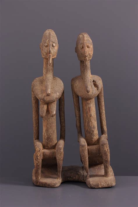 Dogon couple figure (23563) - African Statues Dogon - Tribal art