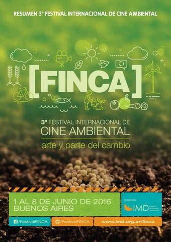 Resumen 3 Festival Internacional De Cine Ambiental FINCA 2016 By