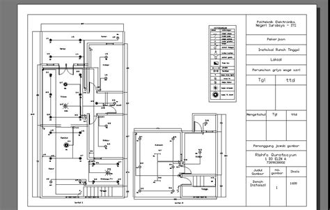 Wiring Diagram Instalasi Listrik Rumah Wiring Diagram