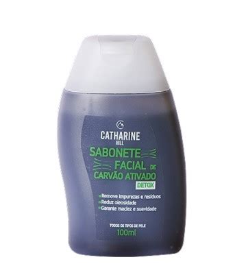 SABONETE FACIAL DE CARVÃO ATIVADO 100ML CATHARINE HILL Misstética