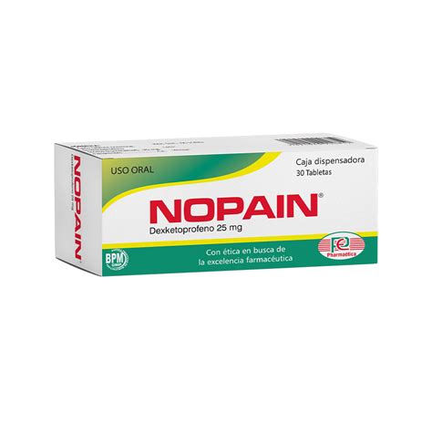 NOPAIN TABLETAS Pharmaetica