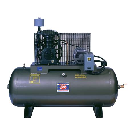 37.23 CFM @ 100 PSI, 10 HP, American IMC Horizontal Air Compressor ...