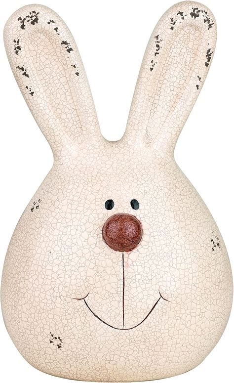 Transpac Home And Garden 95 Inch Bunny Head Figurine