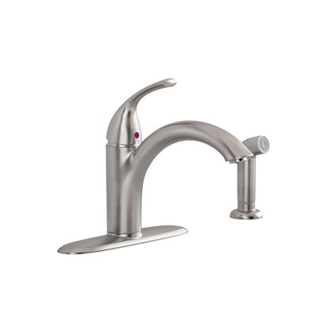 American Standard 4433.001.075 Stainless Steel Quince Kitchen Faucet ...