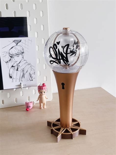 Ateez Ver Inspired Lightstick Holder Gift For Kpop Fans Kpop