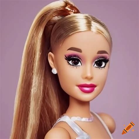 Ariana Grande As A High Quality Blonde Barbie Doll On Craiyon