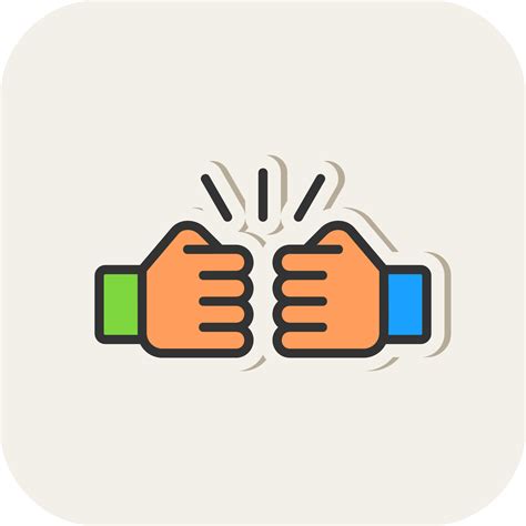 Fist Bump Vector Icon 19538780 Vector Art at Vecteezy