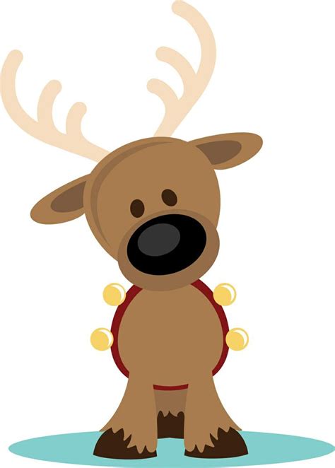 Reindeer Jingle Bell Clipart Clip Art Library