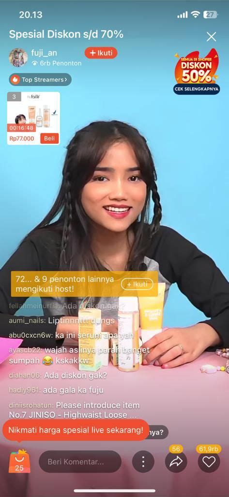 Berbagi Info Kasus Penipuan Melalui Live Shopping Pada Aplikasi Shopee