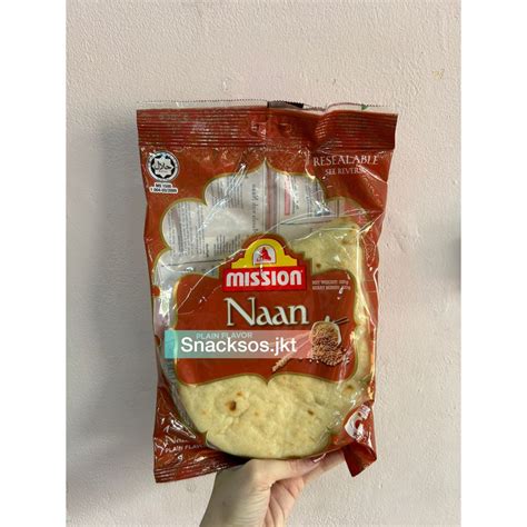 Jual MISSION PIZZA CRUST PLAIN WHOLEMEAL MISSION NAAN ORIGINAL