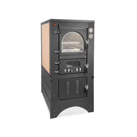 Forno A Legna Da Incasso Cottura Indiretta Master X Colore Nero