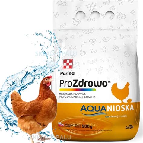 Purina AQUA Nioska 0 5 Kg Witaminy Dla Kur Do Wody Mieszanka