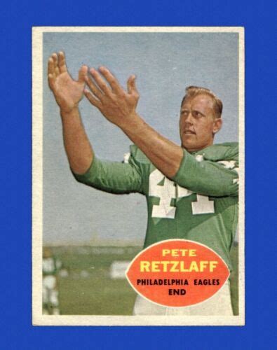 1960 Topps Set Break 85 Pete Retzlaff Ex Exmint Gmcards Ebay