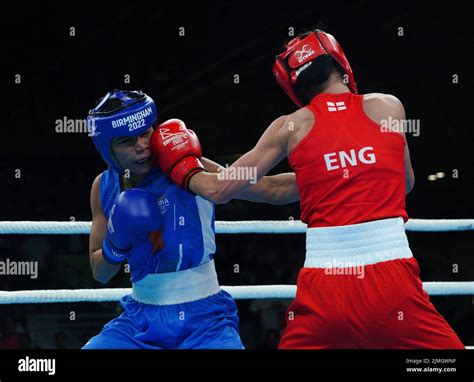 England S Savannah Alfia Stubley Right In Action Against India S