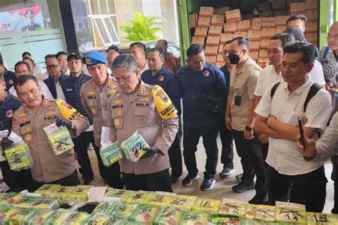 Polda Jateng Berhasil Ungkap Peredaran Kg Sabu Dan Puluhan Ribu