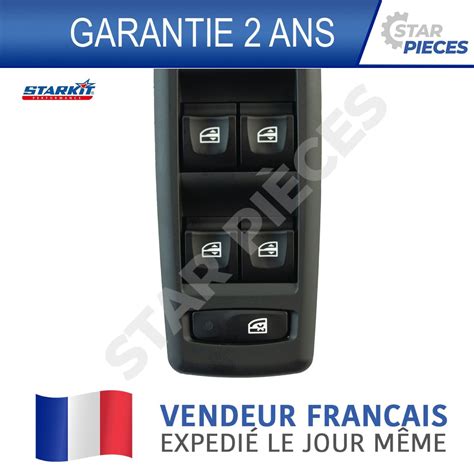 Commande Leve Vitre Avant Gauche Renault Fluence Laguna Megane