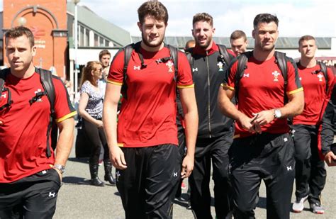 Wales rugby squad in Colwyn Bay - North Wales Live