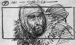 Movie Memorabilia Emporium: The Thing - Storyboard - Nauls death