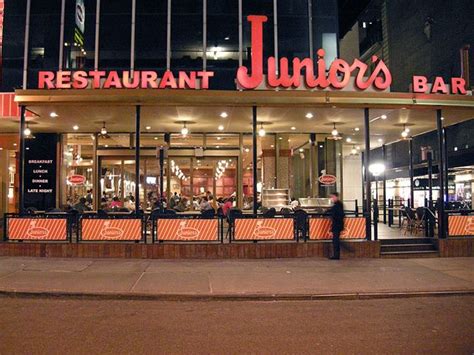 Junior's - Night | Restaurant new york, New york vacation, New york ...