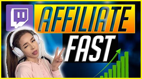 How To Become A Twitch Affiliate Fast Make Money Streaming Youtube