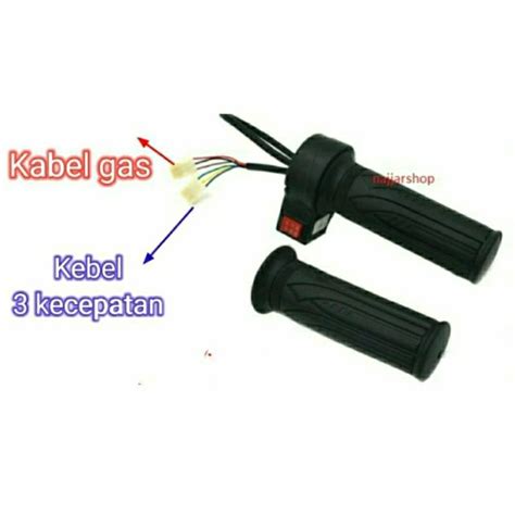 Jual Najjarshop Handle Gas Throttle Sepeda Listrik 12v 72v 3 Speed