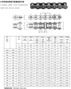 B Series Short Pitch Transmission Precision Roller Chains China MAX