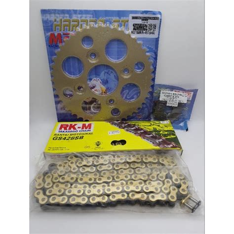 Honda Rs Sprocket Set Heavy Duty Shopee Malaysia