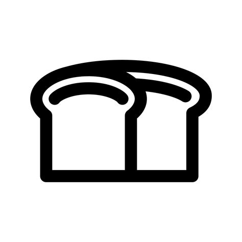 Bread Icon Outline Style Editable Vector Vector Art At Vecteezy