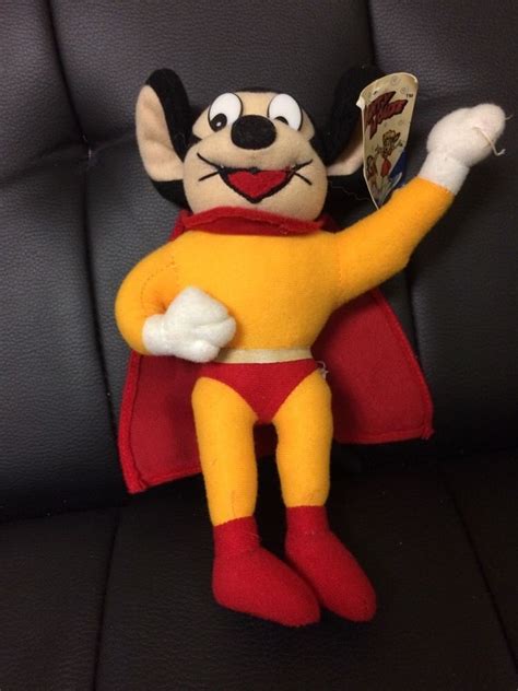 1998 Terrytoons Mighty Mouse 8 Plush Doll With Tag Plush Dolls Dolls Plush