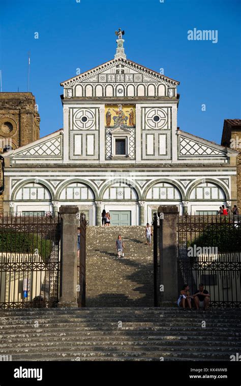 Romanesque Basilica Di San Miniato Al Monte Basilica Of St Minias On