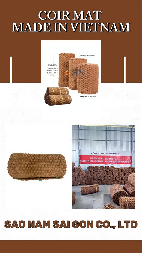 Eco-friendly Product Vietnam Coir Mat - Coconut Mat - Door Mat - Use ...