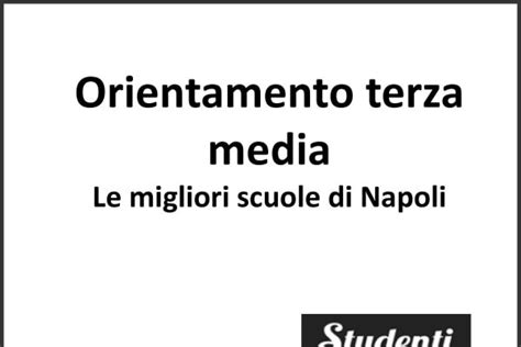 Scuole Superiori Migliori Di Napoli Studenti It