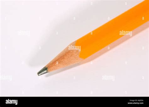 Stock Photo of Yellow number 2 lead pencil Stock Photo - Alamy