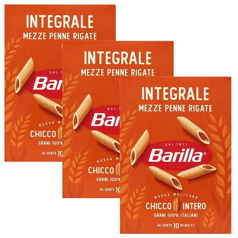 BARILLA Integrale Mezze Penne Rigate Pełnoziarnisty makaron rurki