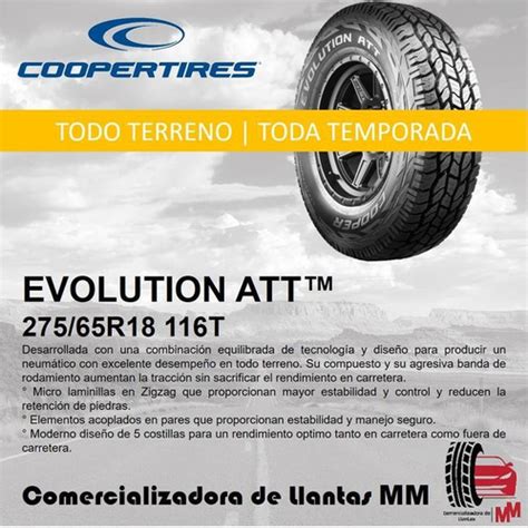 Llanta Cooper Evolution Att 275 65r18 116t Envío gratis