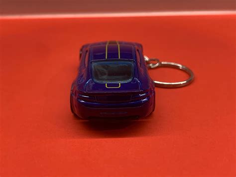 Hot Wheels 08 Aston Martin V8 Vantage Keychain Etsy