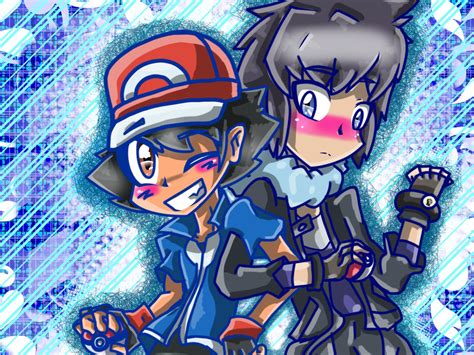 Ash and Alain by xDialgaFANx on DeviantArt